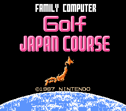 Family Computer Golf - Japan Course